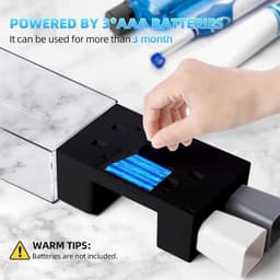 image-Intelligent Induction USB Mouthwash Dispenser - Black 400mL Built-in 1200mAh