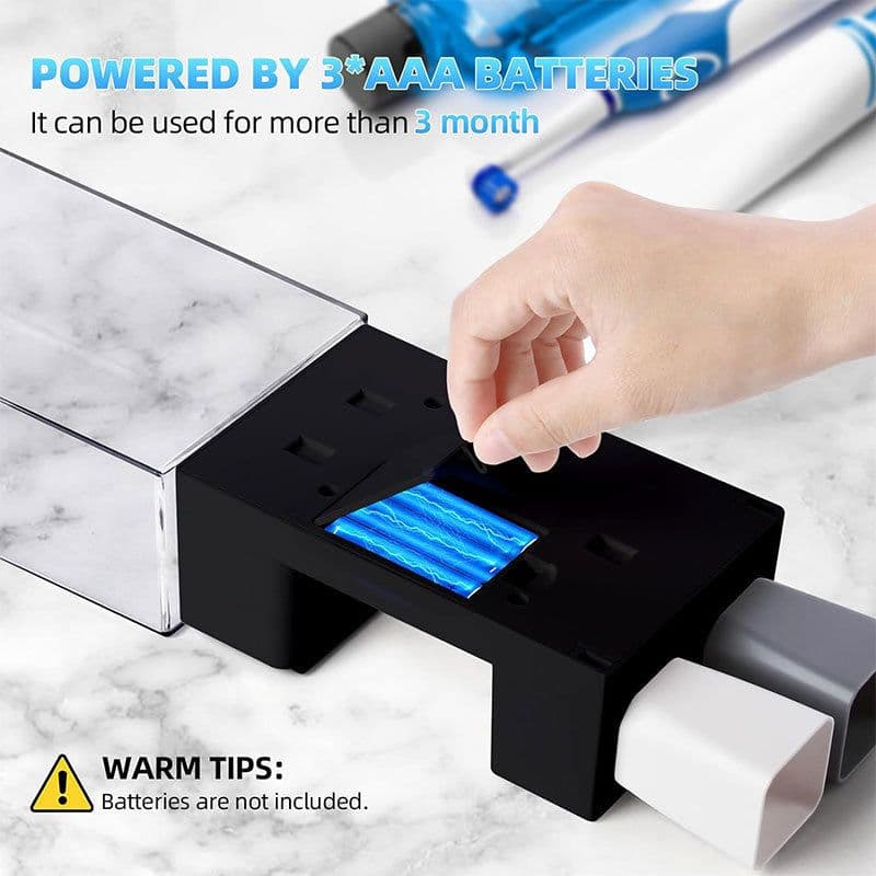 image-Intelligent Induction USB Mouthwash Dispenser - Black 400mL Built-in 1200mAh