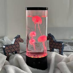 image-9-inch LED colorful jellyfish lamp hot sale home decoration night light creative atmosphere lamp cross-border supply
