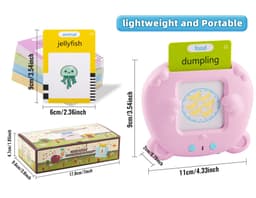 image-Cross-border Early Ed Flashcard Reader - Spanish, 112 Cards, Plastic