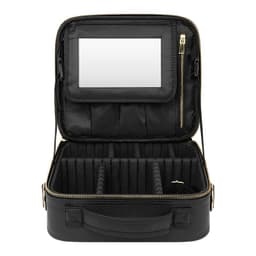 image-Cosmetic Bag with LED Mirror - Large Capacity Travel