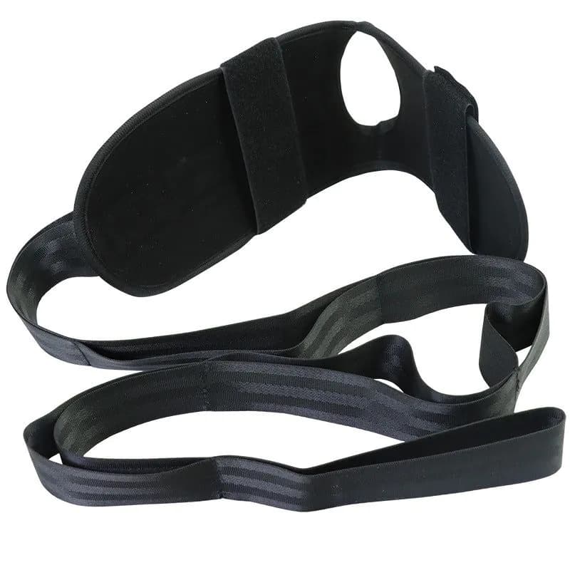 image-Yoga Stretching Belt Rose Red Polyester Cotton