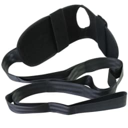 image-Wholesale Yoga Stretch Belt - Red Polyester Cotton Foot Fitness Aid