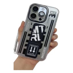 image-Mutural iPhone 15 Pro Case - Red TPU PC Wristband