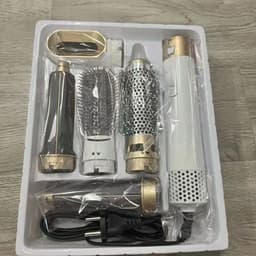 image-Hair Straightener Brush 5 in 1 Hair Dryer
