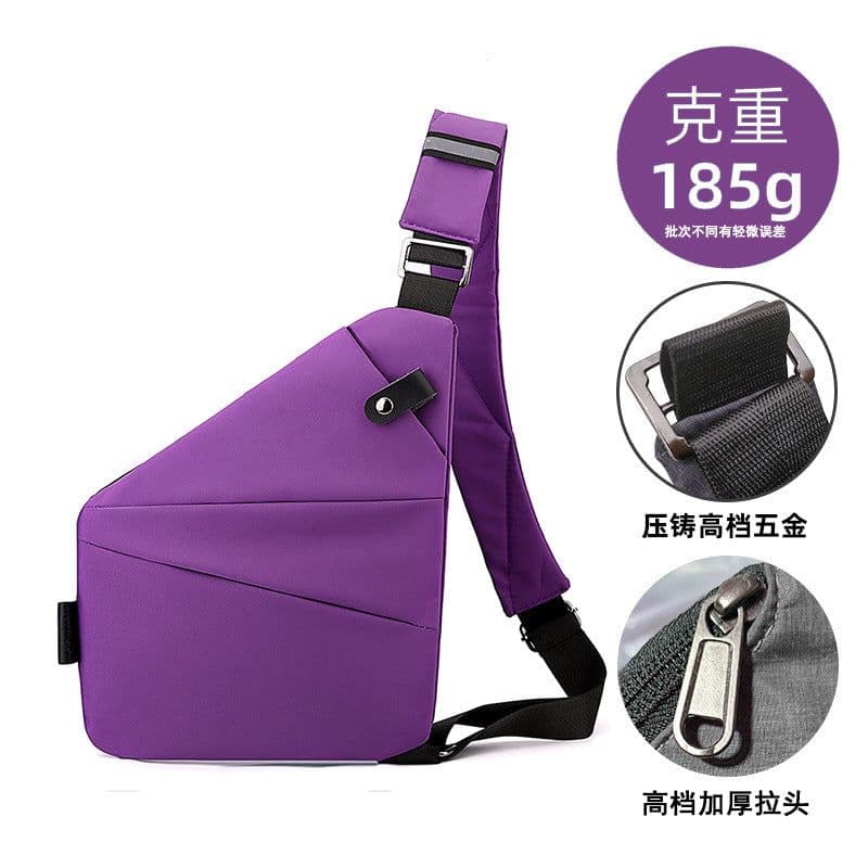 image-Tactical Chest Bag - Oxford Cloth Crossbody Shoulder Bag