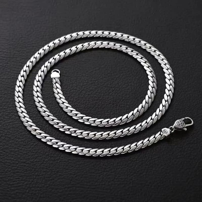 image-Copper Snake Chain Necklace - Retro Men's