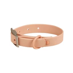 image-Waterproof Dog Harness - PVC Anti-Bite Dog Collar & Leash Brown Set