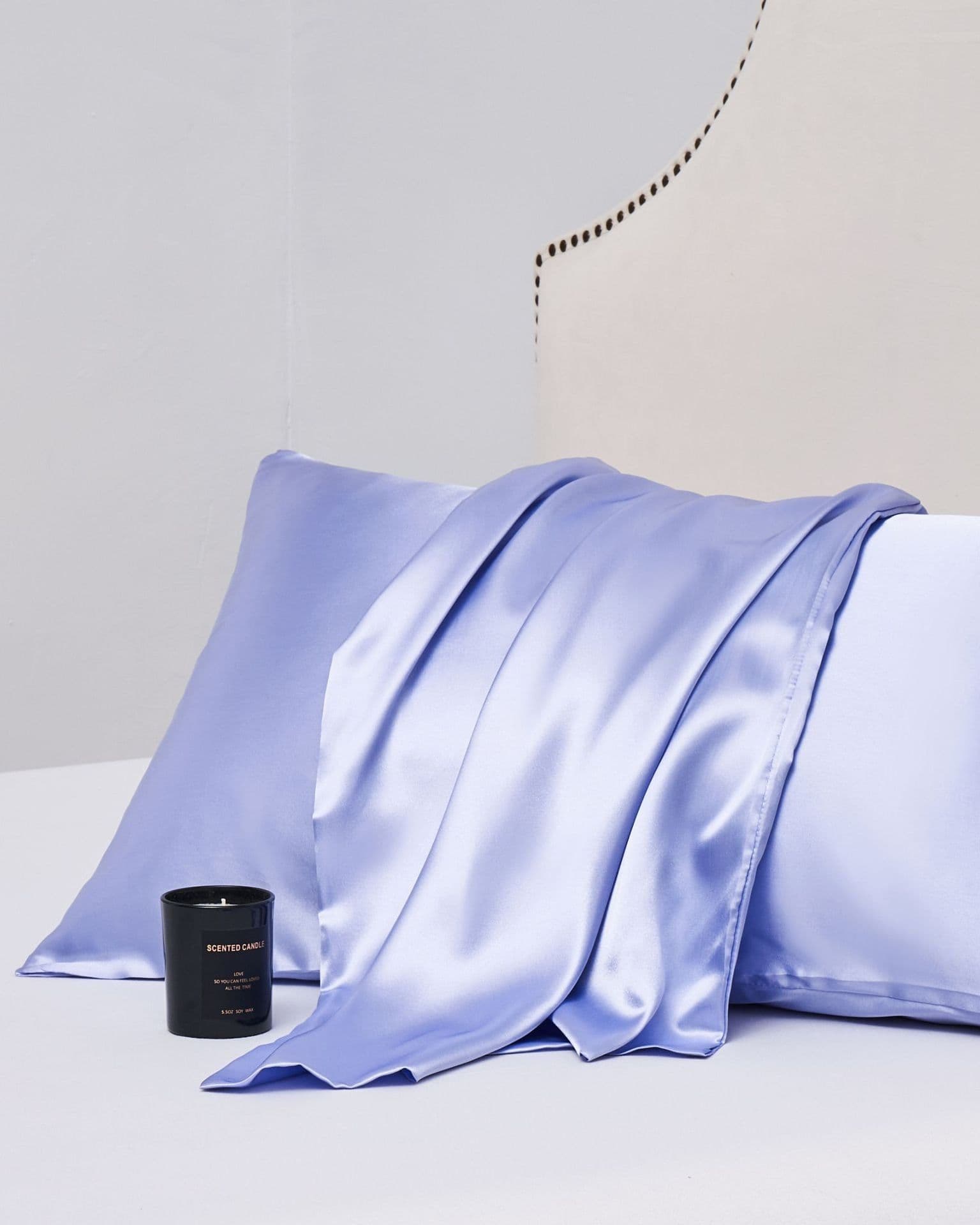 image-Summer Hot Selling Pure Color Satin Imitation Silk Pillowcase Digital Printing Embroidery Screen Printing Bedding Amazon