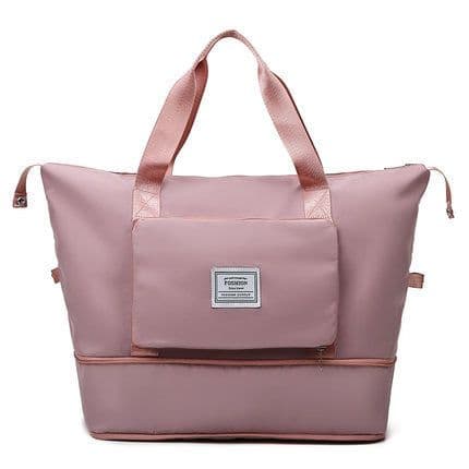 image-Multifunctional travel bag, female hand-held large-capacity waterproof luggage bag, sports gym bag, short-distance travel