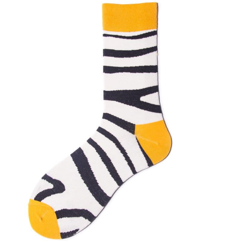 image-Cotton Socks Men's Mid-Tube Casual - Cityscape