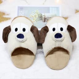 image-Cute Cartoon Slippers - Moving Ears Anti-slip Blue