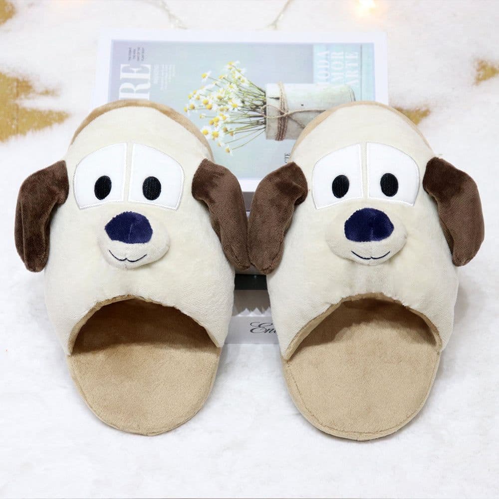 image-Cute Cartoon Slippers - Moving Ears Anti-slip Blue