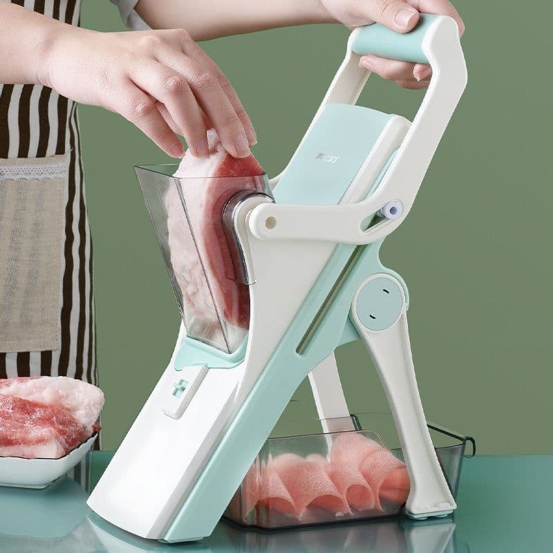 image-Kitchen cutting vegetables and meat slices multi-functional manual cutting Le vegetable cutter grater cross-border gift kitchen tools