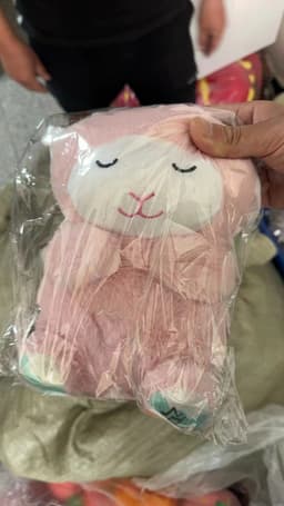 image-Breathing Bear Otter Plush Toy - Soothing Sleep Doll