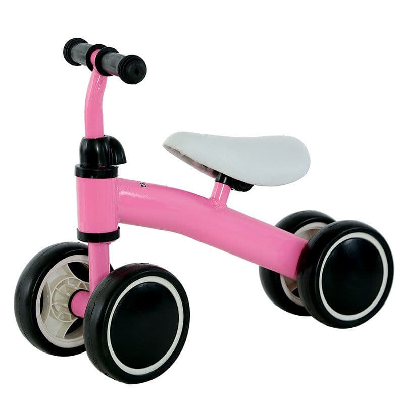 image-Children's Balance Car Walker - 1-3 Years Pedal-Free Scooter - Red/Blue/Pink/White