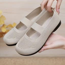 image-European Heron Women's Casual Shoes - Cyan Mesh Low Top