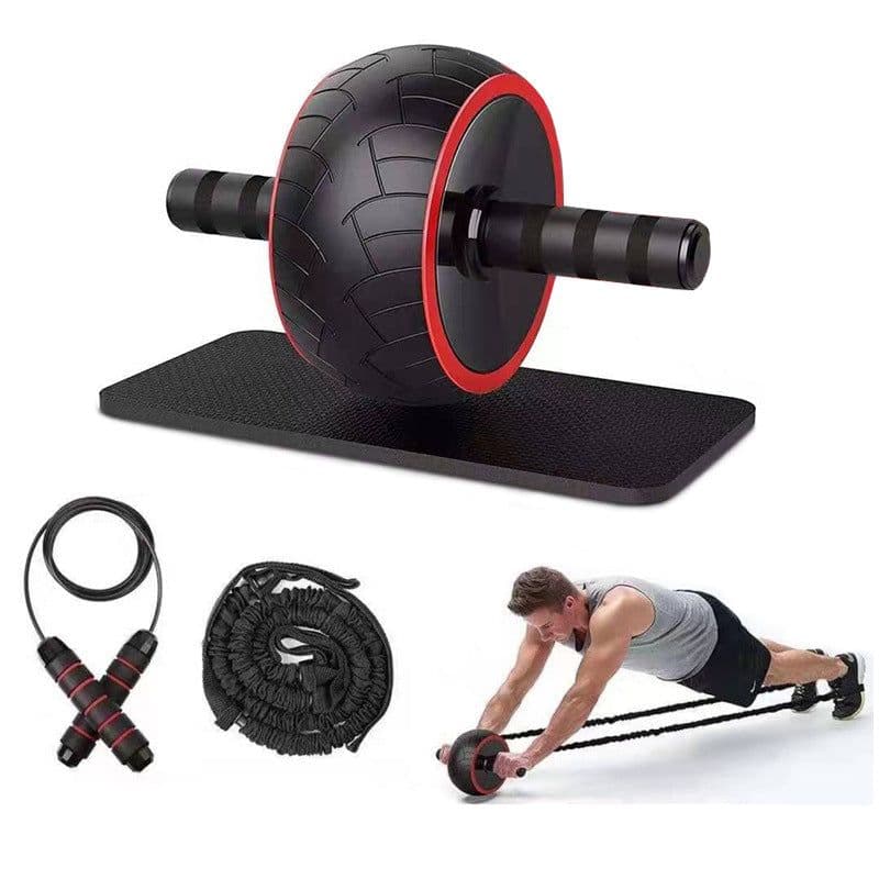 image-LEATOU Ab Wheel 7-Piece Indoor Fitness Equipment Set - LT-TZ32