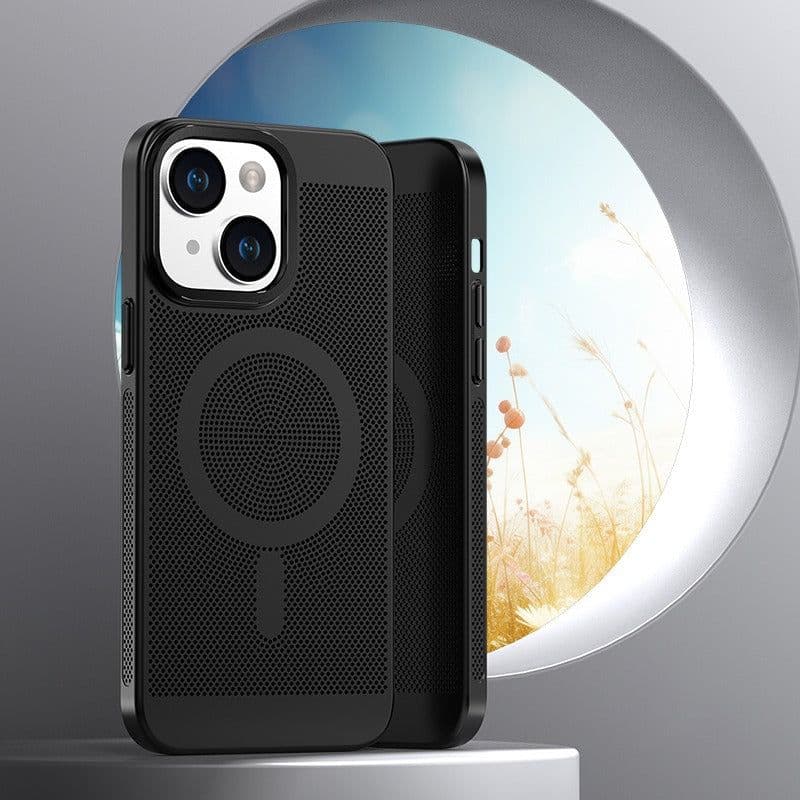 image-Apple 14 Magnetic Phone Case, Ultra-Thin Cooling, iPhone 13, 12 Pro Max