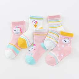 image-Children's Socks Cotton Mid-Tube 9-12 Years