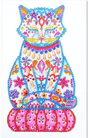 image-Douyin Rabbit Year Puzzle Sticker - DIY Crystal Diamond Fridge Decal - Cartoon Style