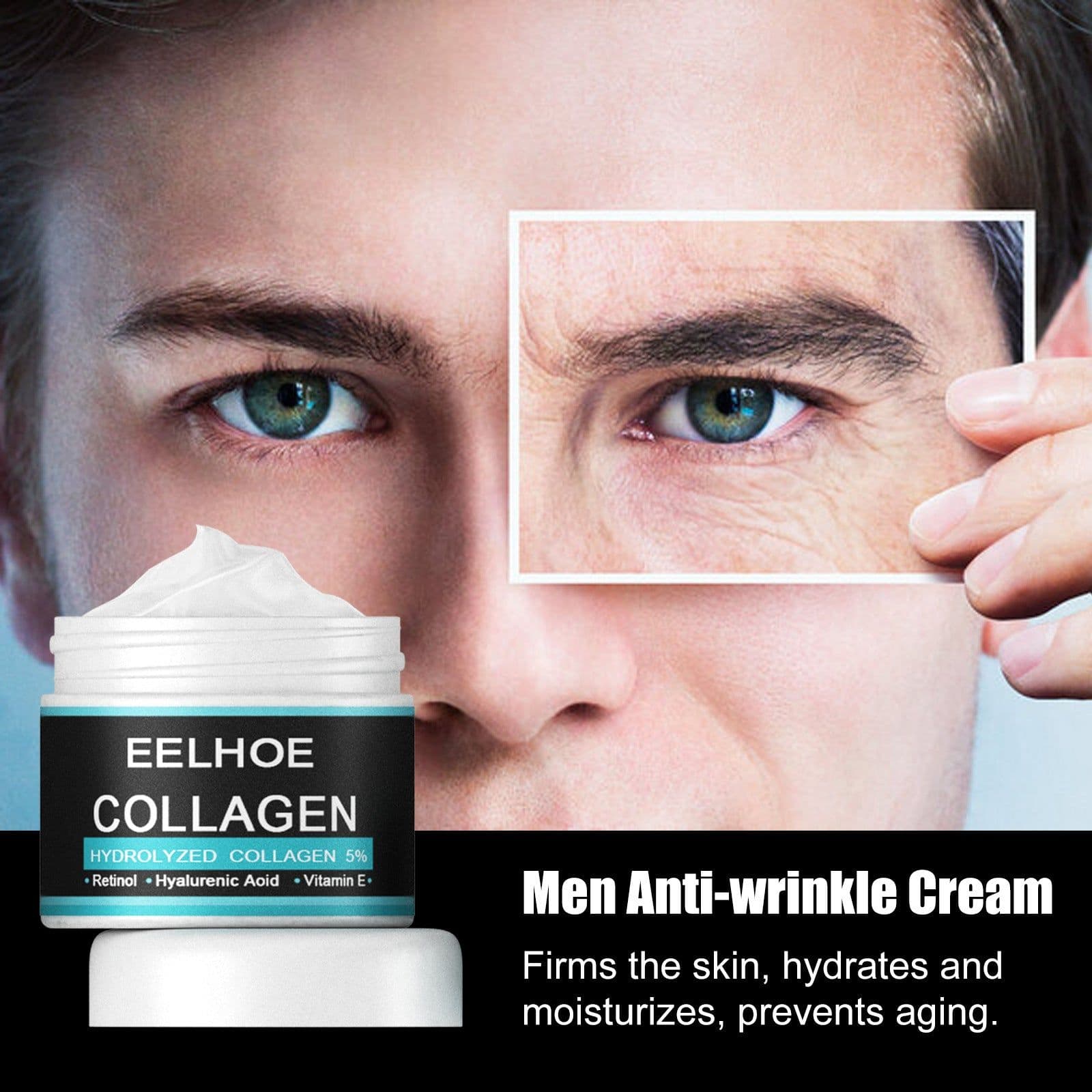 image-EELHOE Men Anti Aging Cream For Firming And Fine Line Reduction