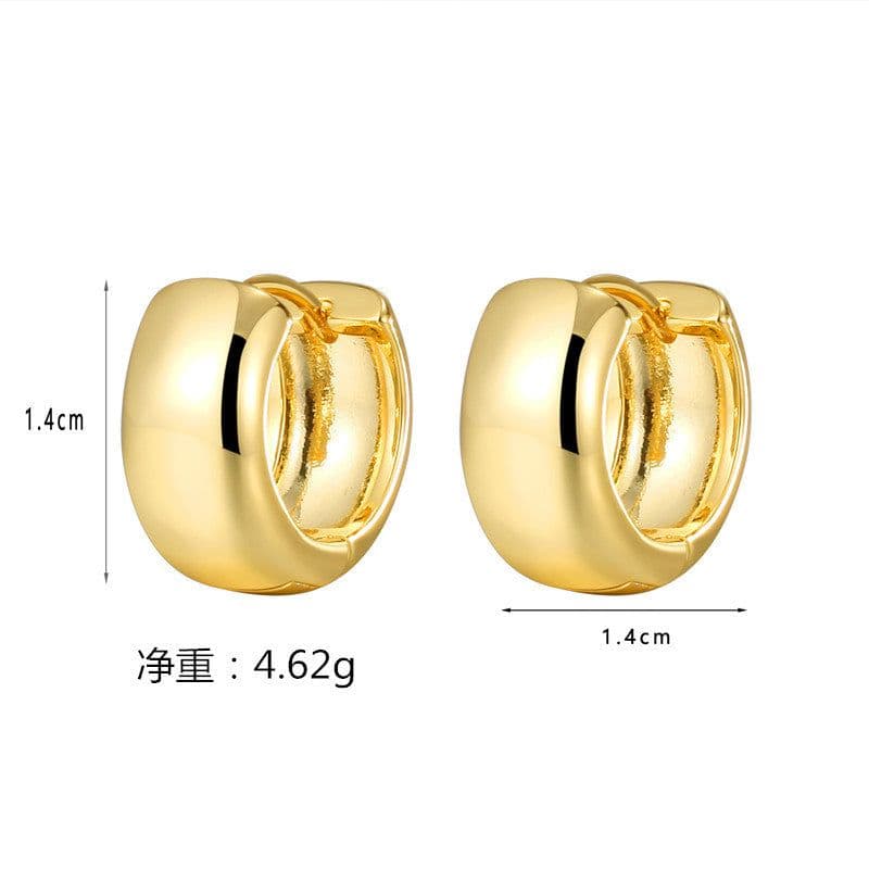 image-French Elegant Earrings - Retro Metal Style