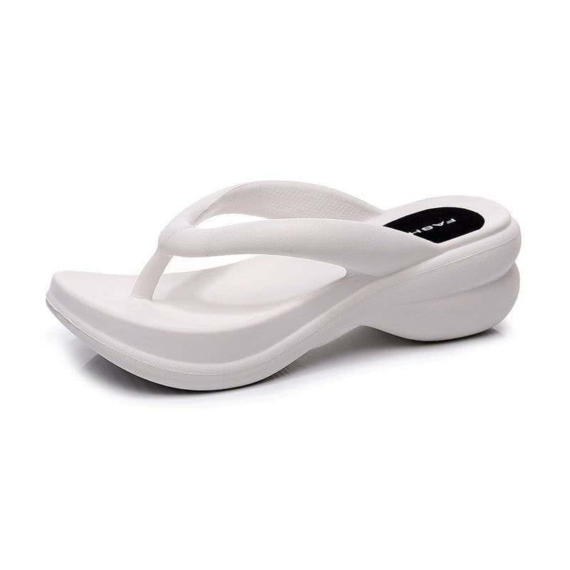 image-EVA Flip Flops Women - Pink Herringbone Round Toe