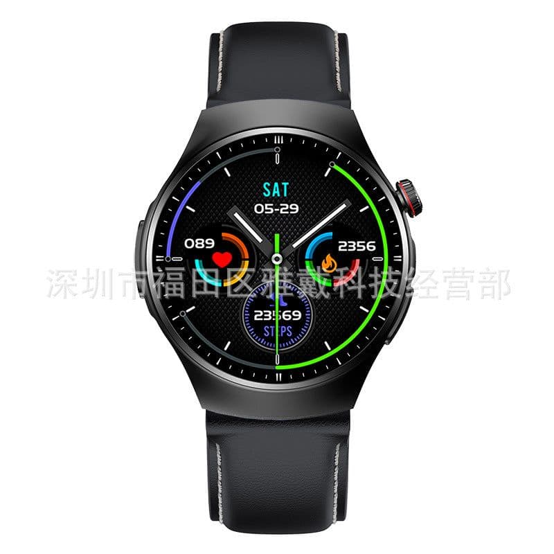 image-Smart TK25 Watch - Blood Oxygen, Heart Rate, Pedometer, Bluetooth Call - Black