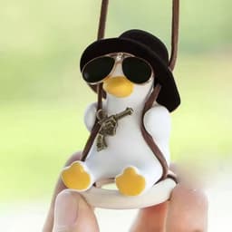 image-Swing Duck Car Pendant Aroma Diffuser