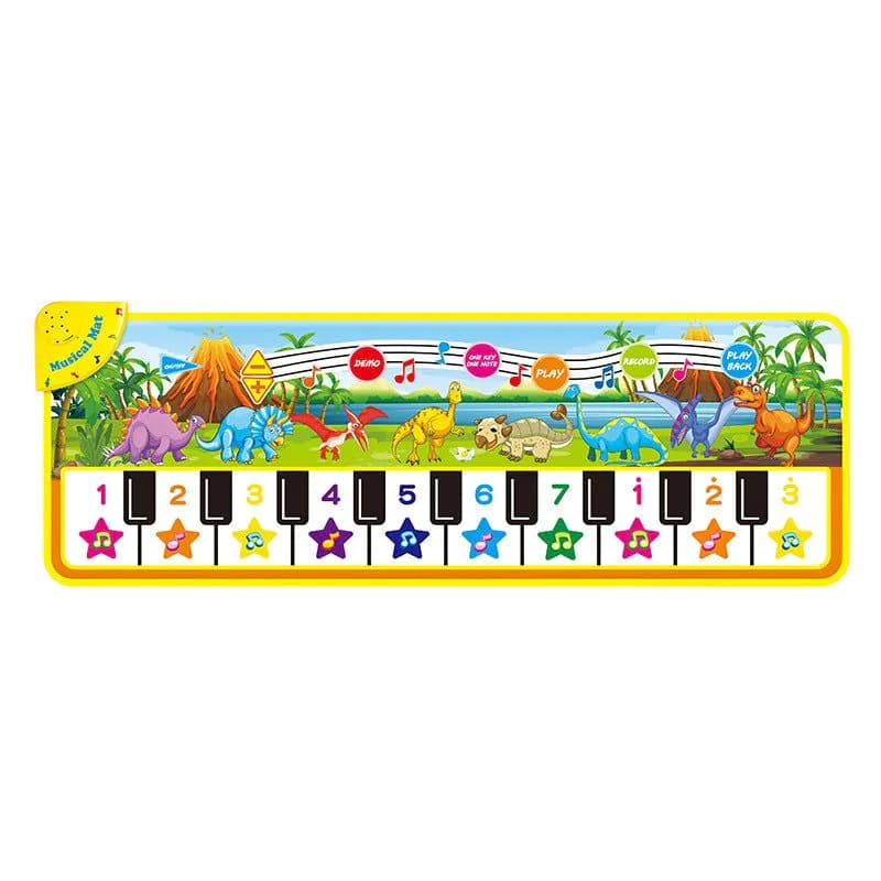 image-Cool Play Piano Music Blanket - 100cm Crawling Mat