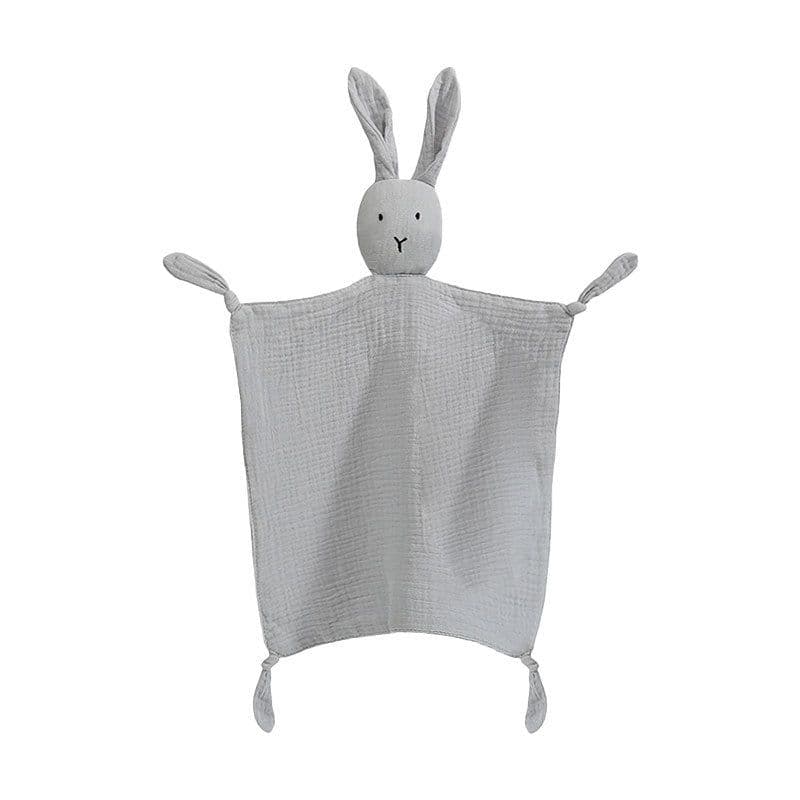 image-Augleka Baby Soothing Towel - Rabbit Dark Blue 30cm