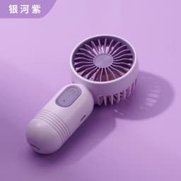 image-CARAMY F33 Portable Fan - Black USB Rechargeable