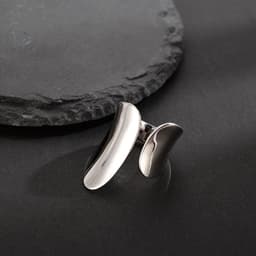 image-Sterling Silver Ring Women's 18K Gold Plating 925 S925 Size 14