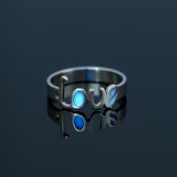 image-Nooxian Stainless Steel Ring - Blue Pentagram Size 8