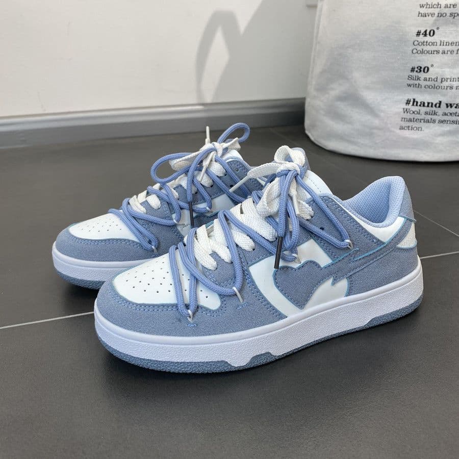 image-Haze Blue Sports Casual Sneakers - Unisex