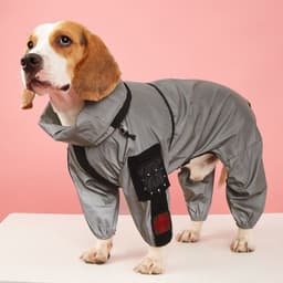 image-fyt Pet Big Dog Reflective Raincoat - M