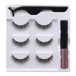 image-Magnetic False Eyelashes 5 Pairs 8-15mm Thick