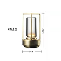 image-Aluminum Night Light - Battery Powered Touch Lamp
