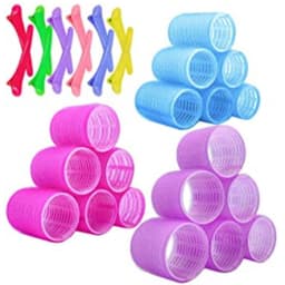 image-Hair Clip Curler Set - Fluffy Bangs Large Medium Small