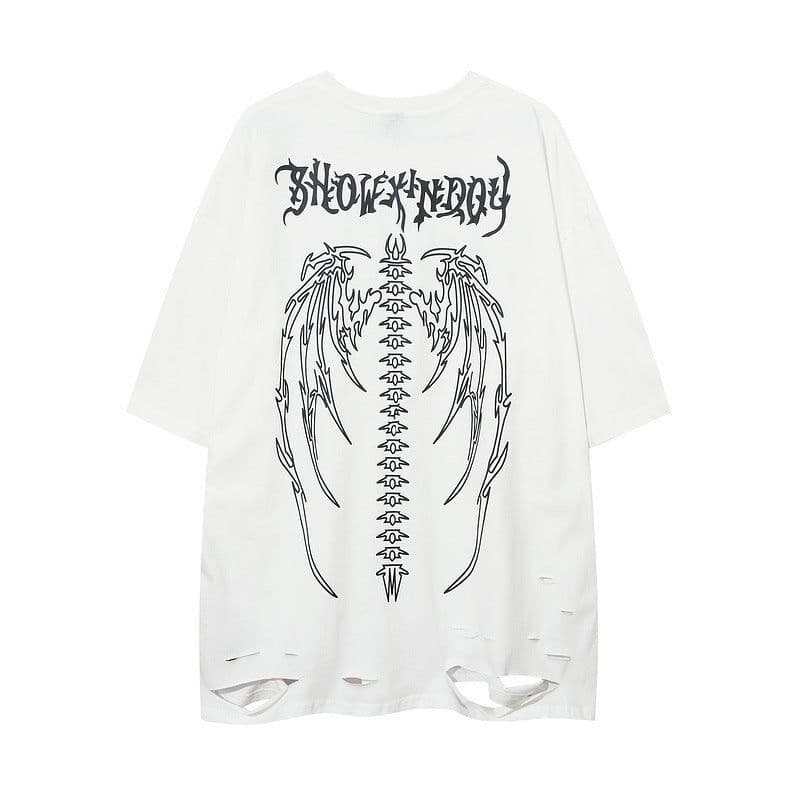 image-TKPA Hip-Hop T-Shirt - Black Skeleton Devil XXL