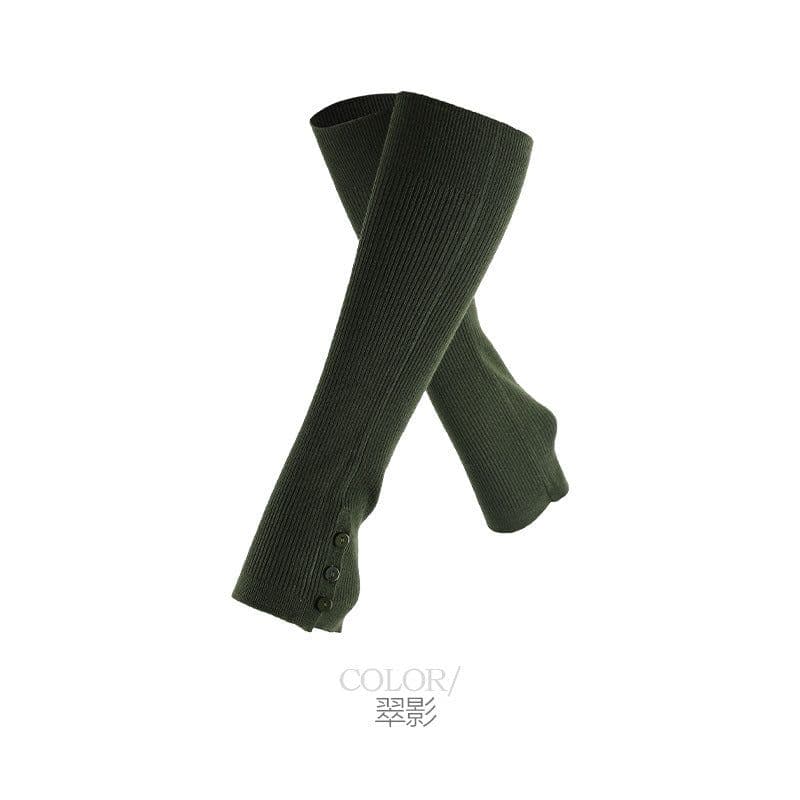 image-MeiKan Knee-Length Ballet Dance Socks - Women's Warm Sports Socks