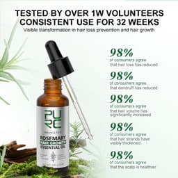 image-PURC Rosemary Hair Oil - Mint Ginger Scalp Treatment