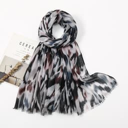 image-Japanese/Korean Butterfly Print Sun Protection Scarf, Beach Towel, 180x90cm