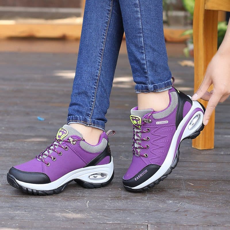 image-2022 autumn new air-cushion shoes air-cushion running shoes women's heightened soft-soled shock-absorbing sports all-match thick-soled casual shoes