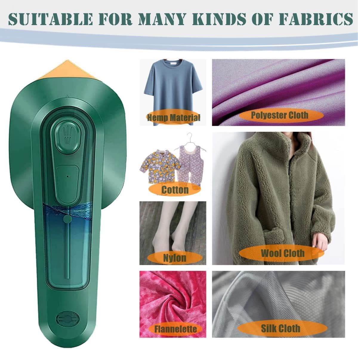image-Portable Steam Iron 30W 111-240V Pink