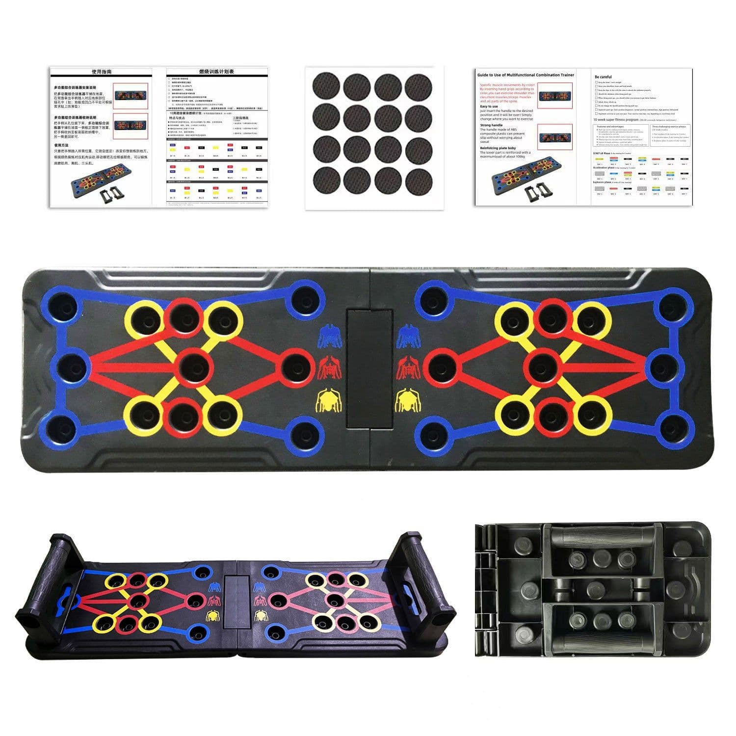 image-Push-Up Board for Men and Women - Abdominal Trainer