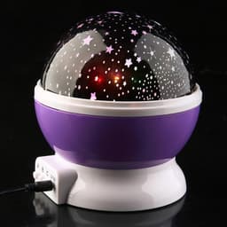 image-LED Starry Sky Projector Night Light - USB Rotating
