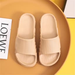 image-Summer Slippers Unisex Non-slip Bathroom Orange