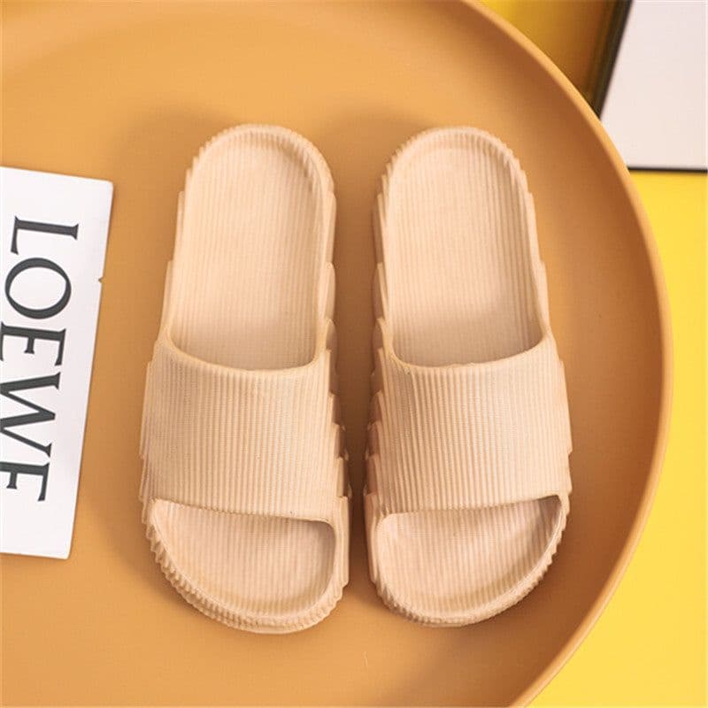 image-Summer Slippers Unisex Non-slip Bathroom Orange